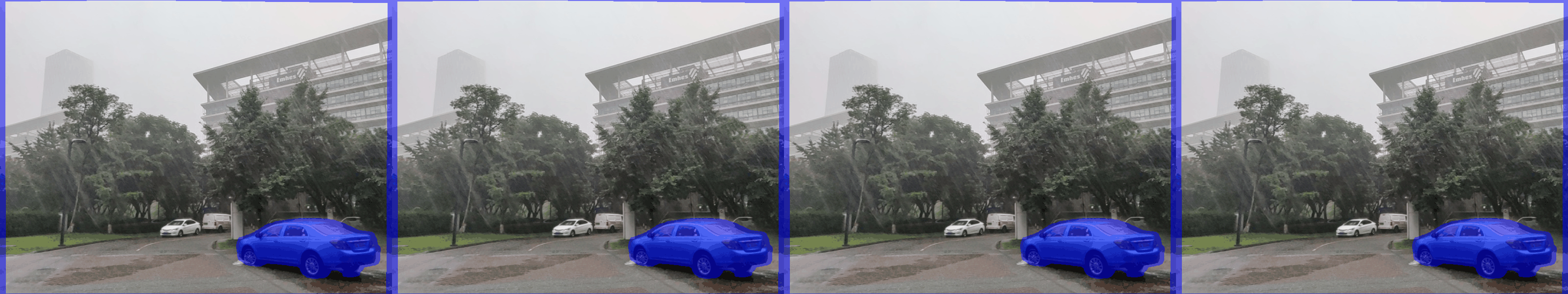 Rainy weather method comparison